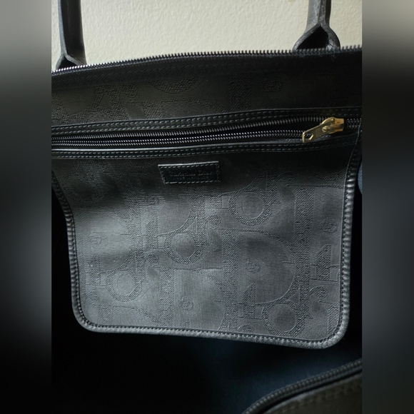 Christian Dior Black Oblique Trotter Large Weekender Bag - Picture 12 of 16